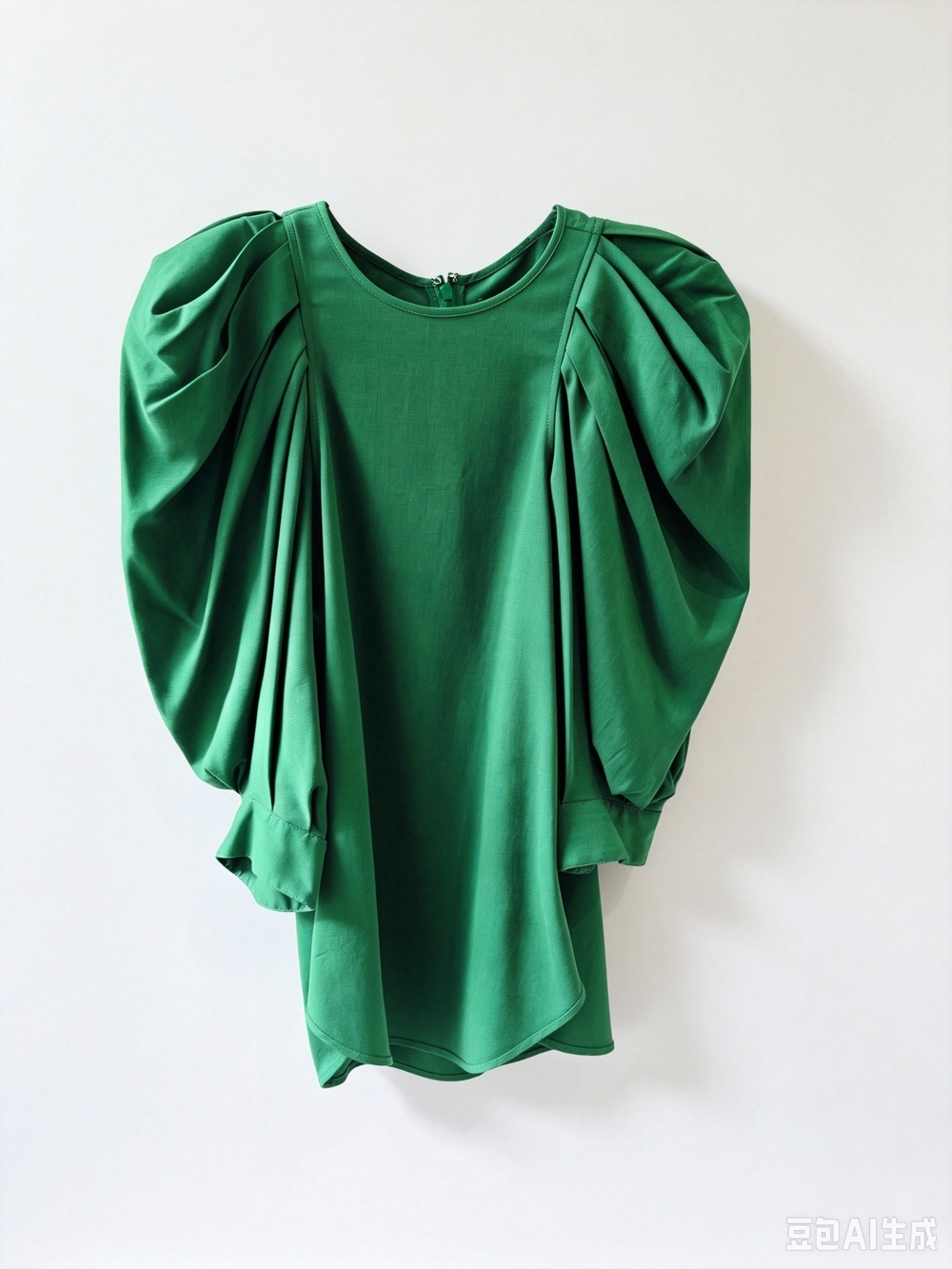 Isabel Marant Green Puff-Sleeve Women’s Top